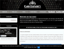 Tablet Screenshot of cap-luxury.com
